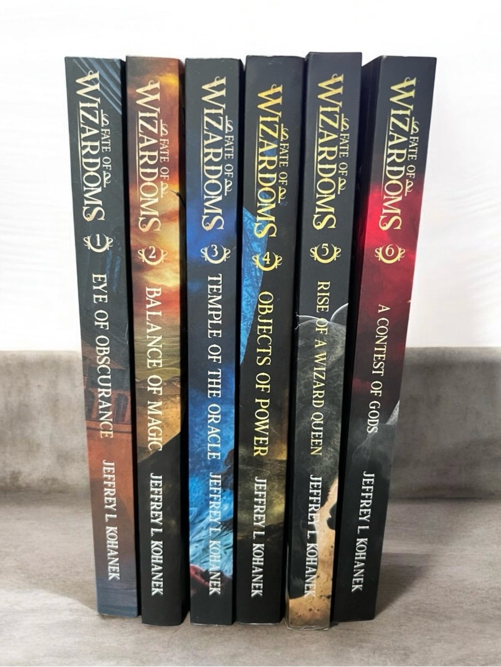 The First 6 Fate of Wizardoms Books, Paper Back.